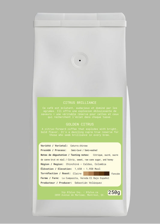 Golden citrus, Caturra chiroso citrus