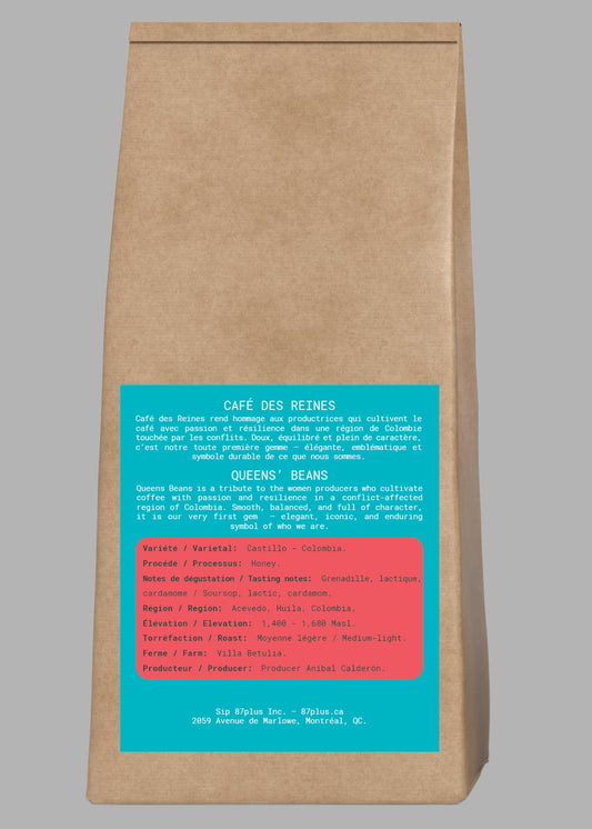 Queens' Beans - Women-led Castillo-Colombia 1kg